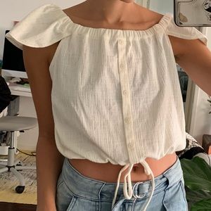 Madewell cream top